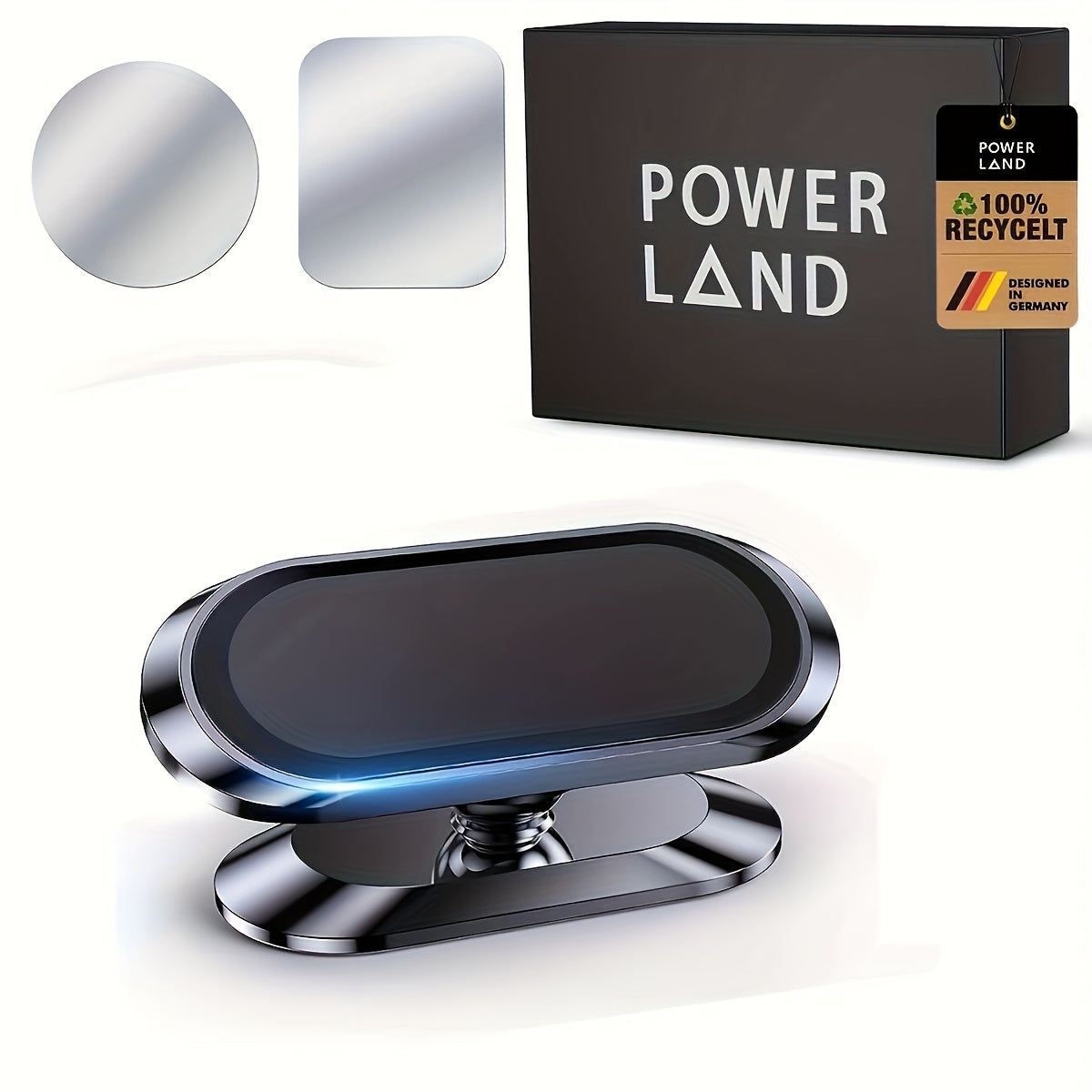 8 Magnets Car Magnetic Phone Holder with 2 Metal Plates