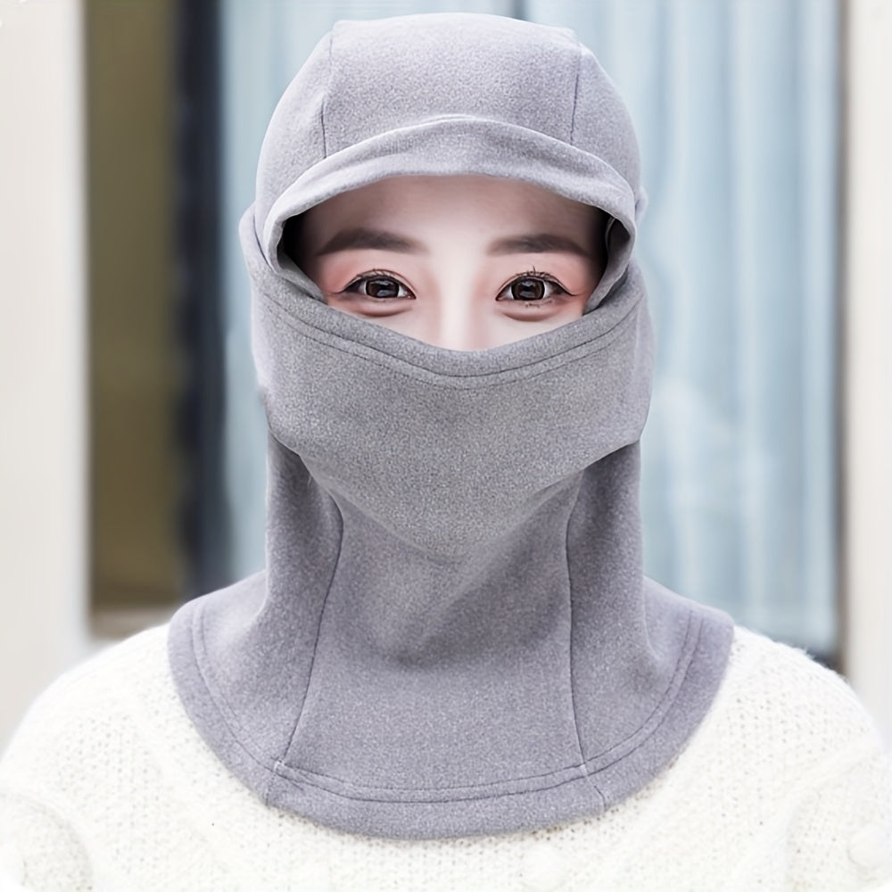 Ponytail Balaclava Elastic Windproof Ski Mask Woman Windproof Cycling Hood