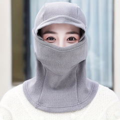 Ponytail Balaclava Elastic Windproof Ski Mask Woman Windproof Cycling Hood