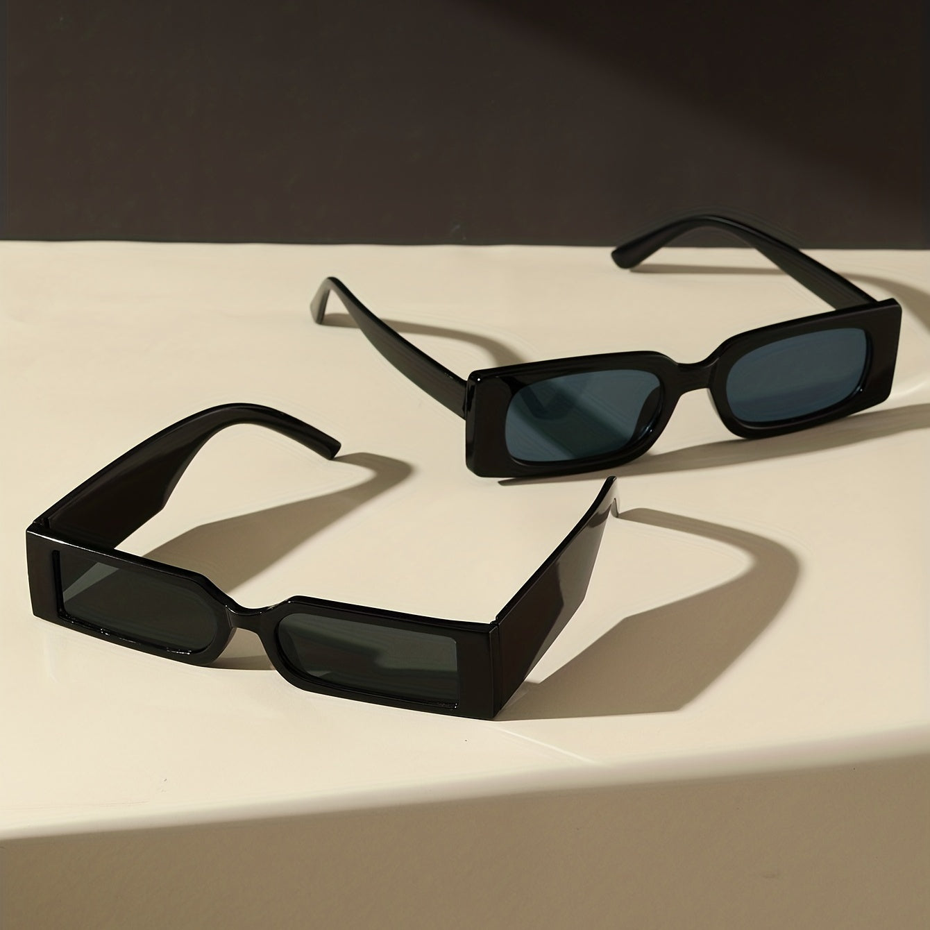 Y2K Rectangle Sunglasses Anti Glare UV400