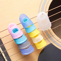 Silicone Finger Guard Guitar Protective Finger Sleeve Left Hand