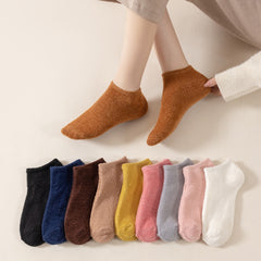 10 Pairs Winter Warm Fluffy Slipper Socks Soft Fuzzy Non Slip Plush Sock