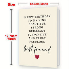 Funny Happy Birthday Card For Friends - Women Friend Birthday Christmas Gift