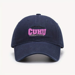 Hot Pink Cuhu Embroidered Baseball Cap
