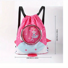 Kids Drawstring Swimming Bag Beach Pool Backpack