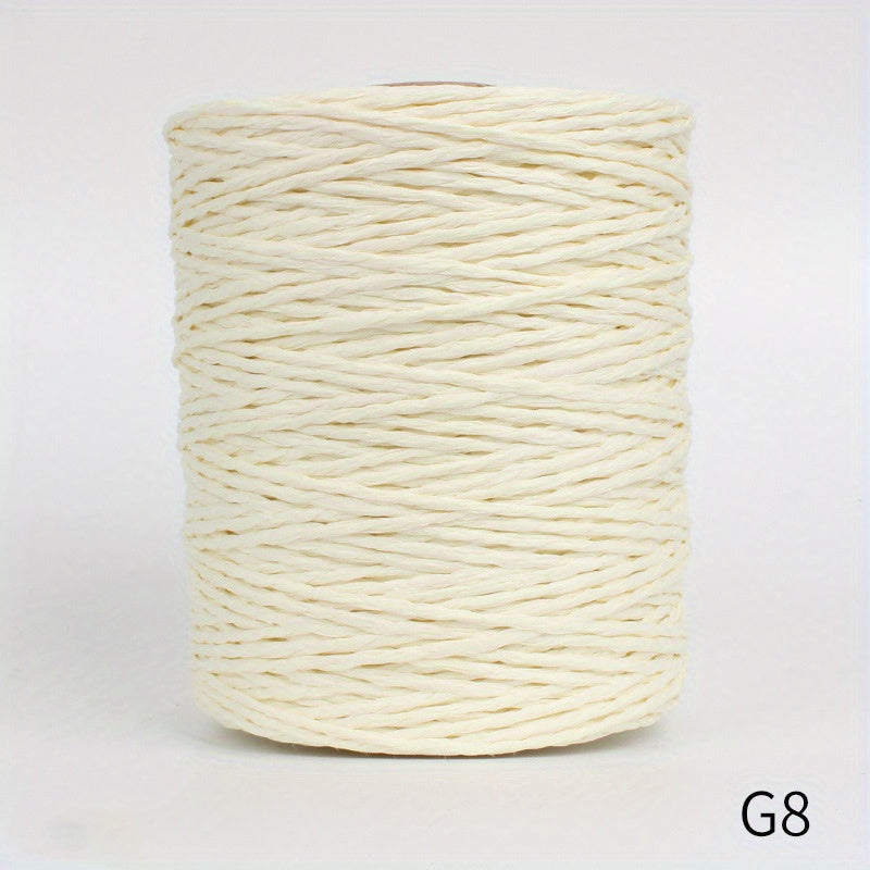 Eco Friendly Raffia Yarn Paper Ribbon for DIY Crochet Knitting