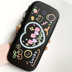Lucky Switch Game Console Travel Bag Tulip Heart