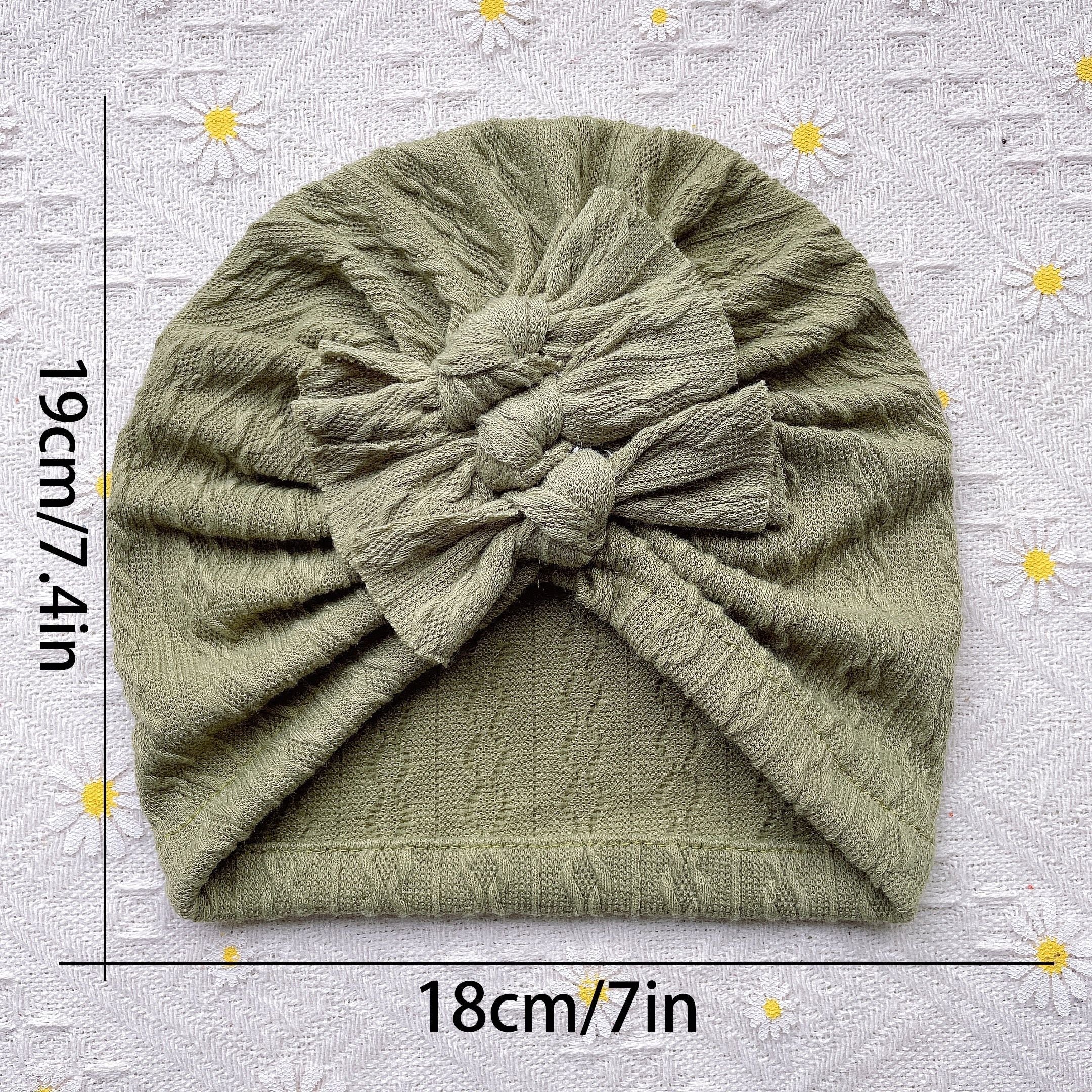 5pcs Cute Bow Hats for Newborns - Boys and Girls