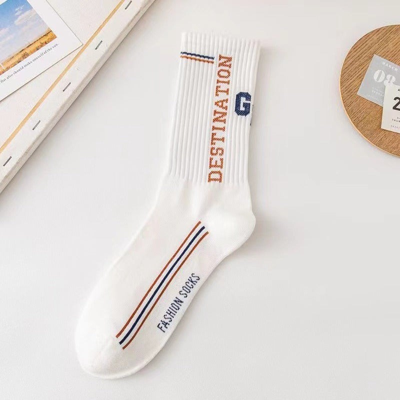 Men's Cotton Basketball Socks, 1 Pair