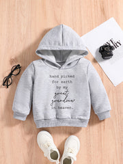 Baby Letter Print Hoodie Spring Autumn Sweatshirt
