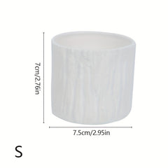 Creative Resin Flowerpot Container - Minimalist Design