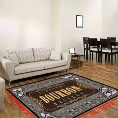 Boho Printed Floor Mat Soft Flannel Rug for Living Room Bedroom