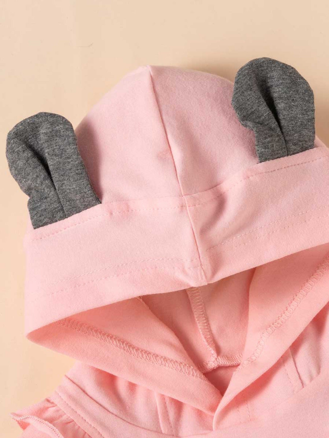 Girls Ruffled Pullover & Bow Trousers Set