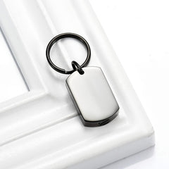 Always In My Heart Cremation Key Chain-Dog Paw Print Ash Urn