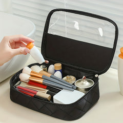 Clear Waterproof PVC Toiletry Bag Large Capacity Travel Organizer