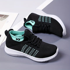 Women's Lace-up Casual Running Shoes Soft Sole Comfy Sneakers