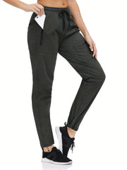 Quick Dry Drawstring Outdoor Sports Pants Women's Activewear