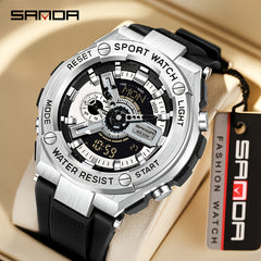 Sanda Boy's Dual Display Sports Watch Gift