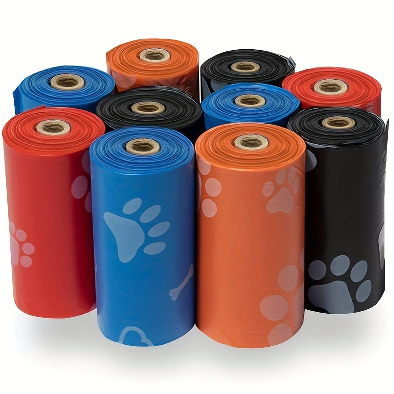 5pcs Thin Dog Poop Bags Leak Proof For Pet Outdoor Supplies