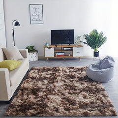 Soft Fluffy Tie Dyed Area Rug Non Slip Carpet Washable 62.99x90.55