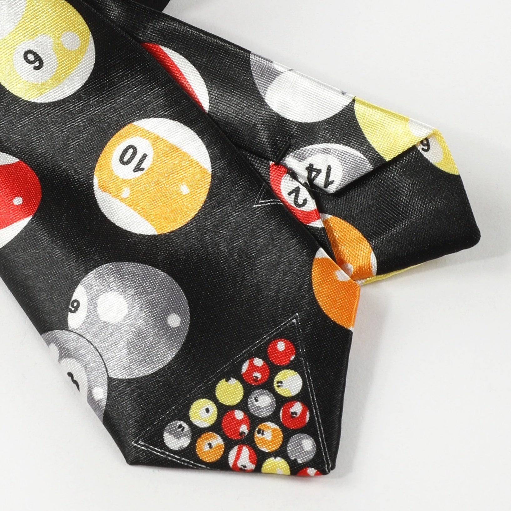 Men's Funny Billiards Pattern Tie Daily Neckties