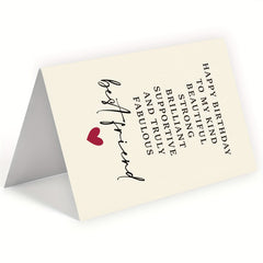 Funny Happy Birthday Card For Friends - Women Friend Birthday Christmas Gift