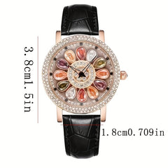 Lucky Seven Rhinestone Rotating Watch for Kids