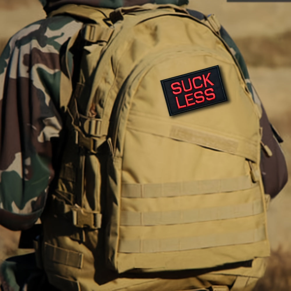 Suckless Embroidered Morale Patches w/ Hook and Loop for Gear