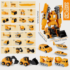 Magnetic Transformable Toy Set for 3-5 Year Olds