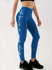 Solid High Waist Yoga Leggings for Women