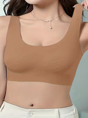 Seamless Push Up Bra Soft & Comfy Wireless Sports Bra