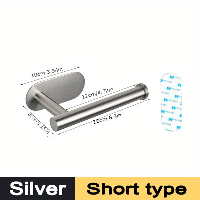 Self Adhesive Toilet Roll Holder Stainless Steel