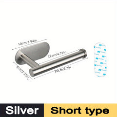 Self Adhesive Toilet Roll Holder Stainless Steel
