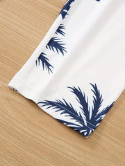 Plant Print Capris Leggings for Women