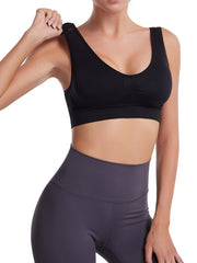 Breathable Wirefree Sports Bra Yoga Fitness Activewear
