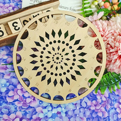 Wood Embroidery Floss Organizer Cross Stitch Thread Holder Storage Tools