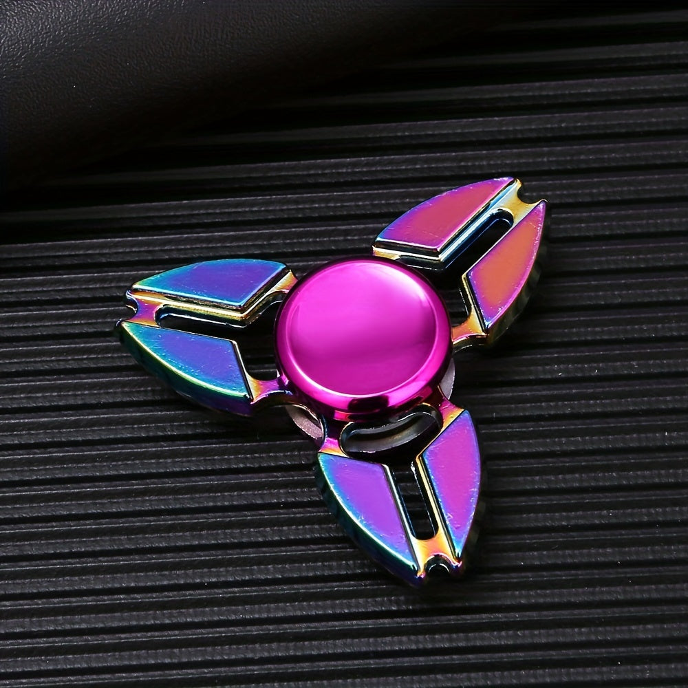 Colorful Zinc Alloy Fidget Spinner Metal Hand Gyroscope Durable & Portable