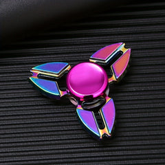 Colorful Zinc Alloy Fidget Spinner Metal Hand Gyroscope Durable & Portable