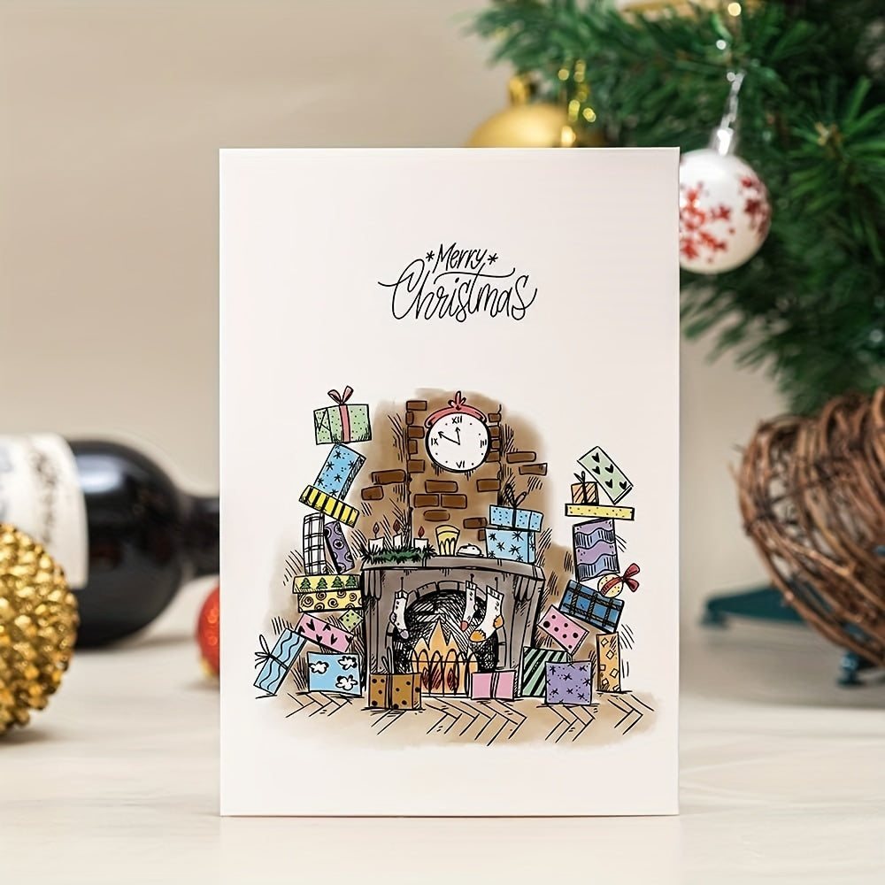 Christmas In The House Clear Stamps Winter Background