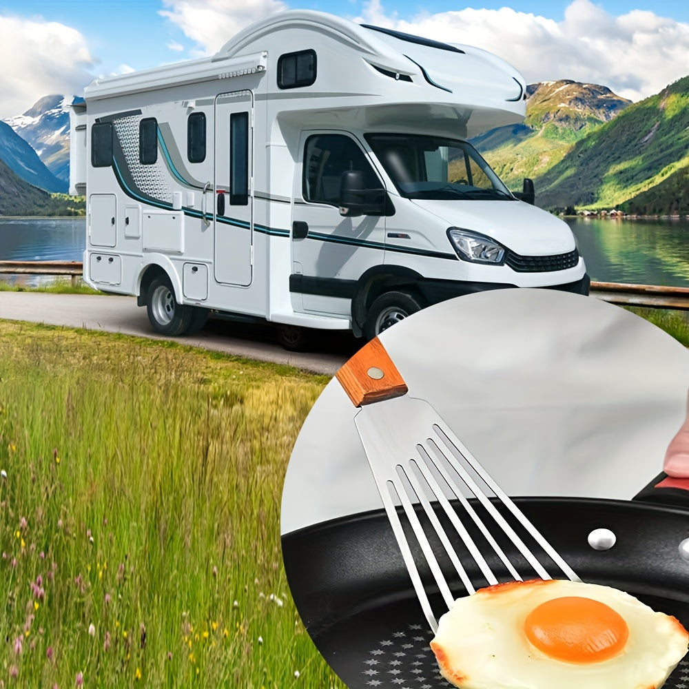 Stainless Steel Frying Shovel for Egg, Steak, and Fish
