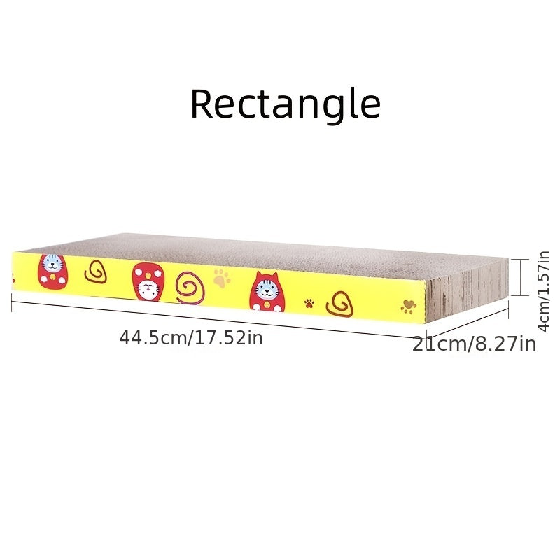 Cat Scratching Board Pad Anti Slip Corrugate Paper for Pet Kitten Claw Grinding