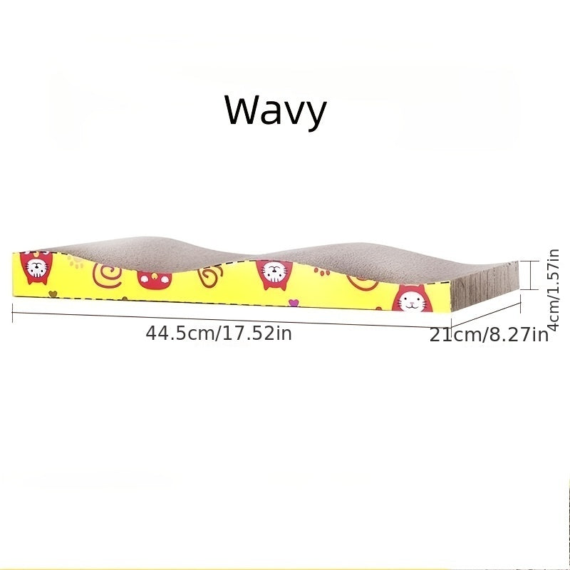 Cat Scratching Board Pad Anti Slip Corrugate Paper for Pet Kitten Claw Grinding