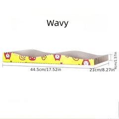 Cat Scratching Board Pad Anti Slip Corrugate Paper for Pet Kitten Claw Grinding