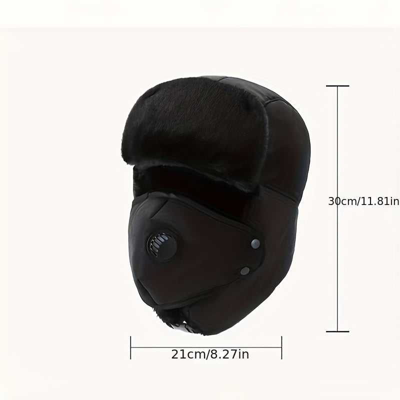 Winter Trapper Hat for Men and Women Windproof Warm Hat