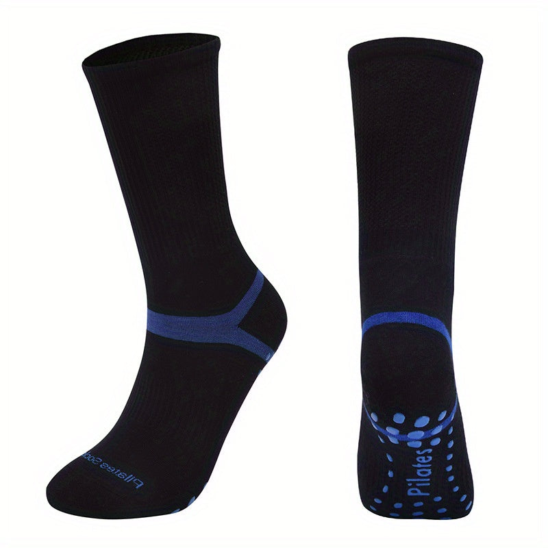 Women's Non Slip Long Tube Yoga Socks Breathable Dance Training Sport Socks