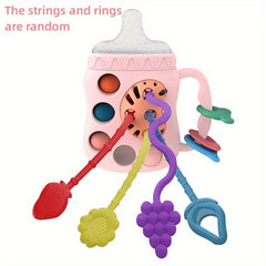 Baby Finger Pull String Toy Early Education Montessori Toy For Toddlers