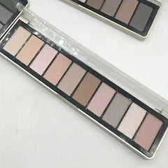 10-Color Eyeshadow Palette Matte Nude & Smokey Shades