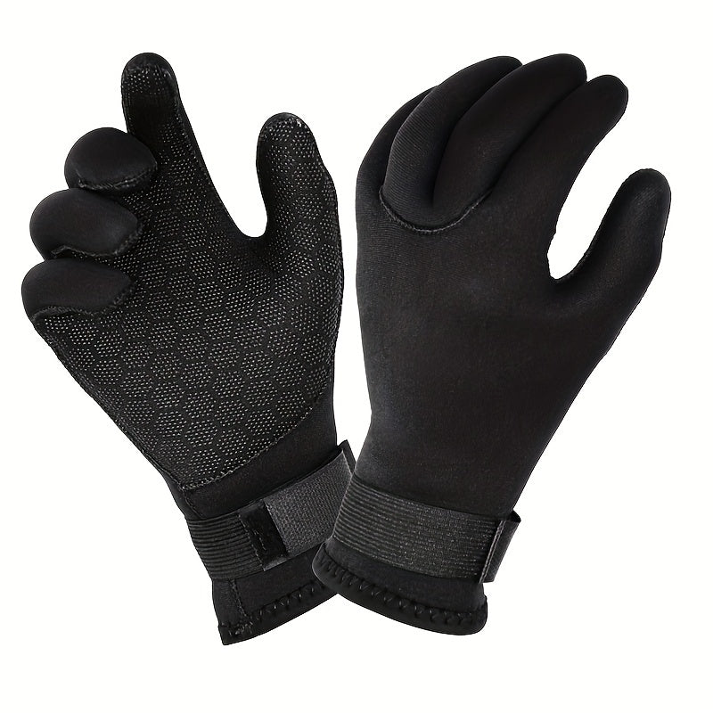 3mm Neoprene Diving Gloves Warm Non-slip Fishing Swimming Gloves