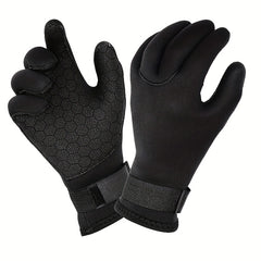 3mm Neoprene Diving Gloves Warm Non-slip Fishing Swimming Gloves