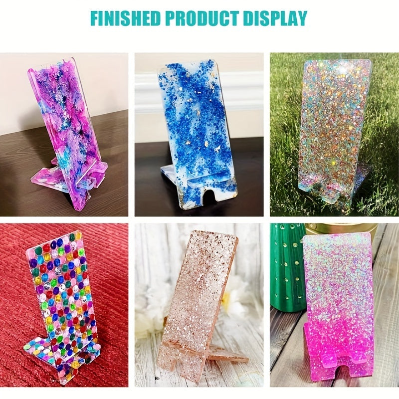 DIY Mobile Phone Stand Silicone Resin Mold for Cell Phone Holder